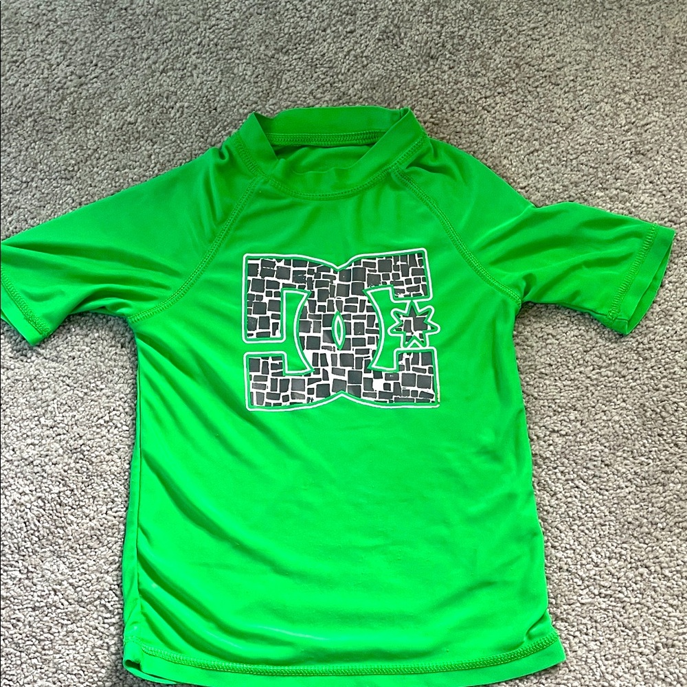 DC Kids Vibrant Green Rashguard